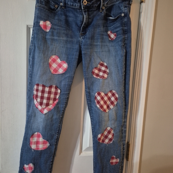 Lucky Brand Reworked Jeans Size 10 - Picture 1 of 8